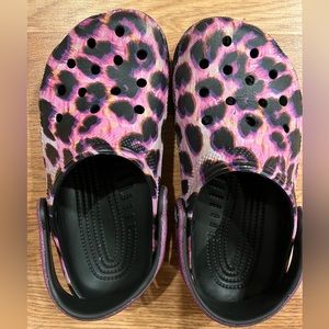 Tie Dye Cheetah Kids’ Crocs